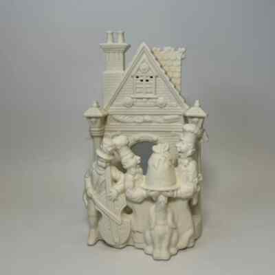 PartyLite Village Bakery Carolers Tealight Holder P7123 Porcelain Holiday