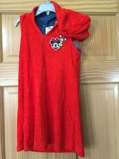 NWT Disney Store Mickey Mouse swim cover up Hooded Girls Summers 4, 5/6, 7/8