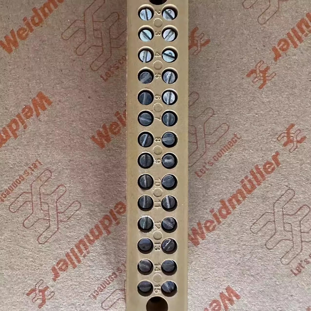 WEIDMULLER TYPE MK4/16 TERMINAL STRIP 0244220000 NSN: 5940 01 507 5030 - Foto 4