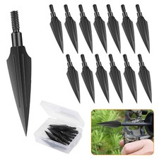 12 pcs Classical Tradition Broadheads  125 Grain Hunting Compound Bow Arrow Tips