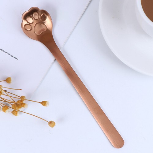 1Pc Stainless Steel Coffee Dessert Spoon Cat Paw Claw Spoon Stirring ^cd - Picture 13 of 14