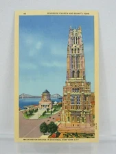 Vintage 1930-1945 Non Postmarked Linen Postcard w/ Protective Sleeve (Pg54E)