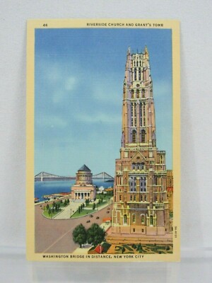 Vintage 1930-1945 Non Postmarked Linen Postcard w/ Protective Sleeve (Pg54E)