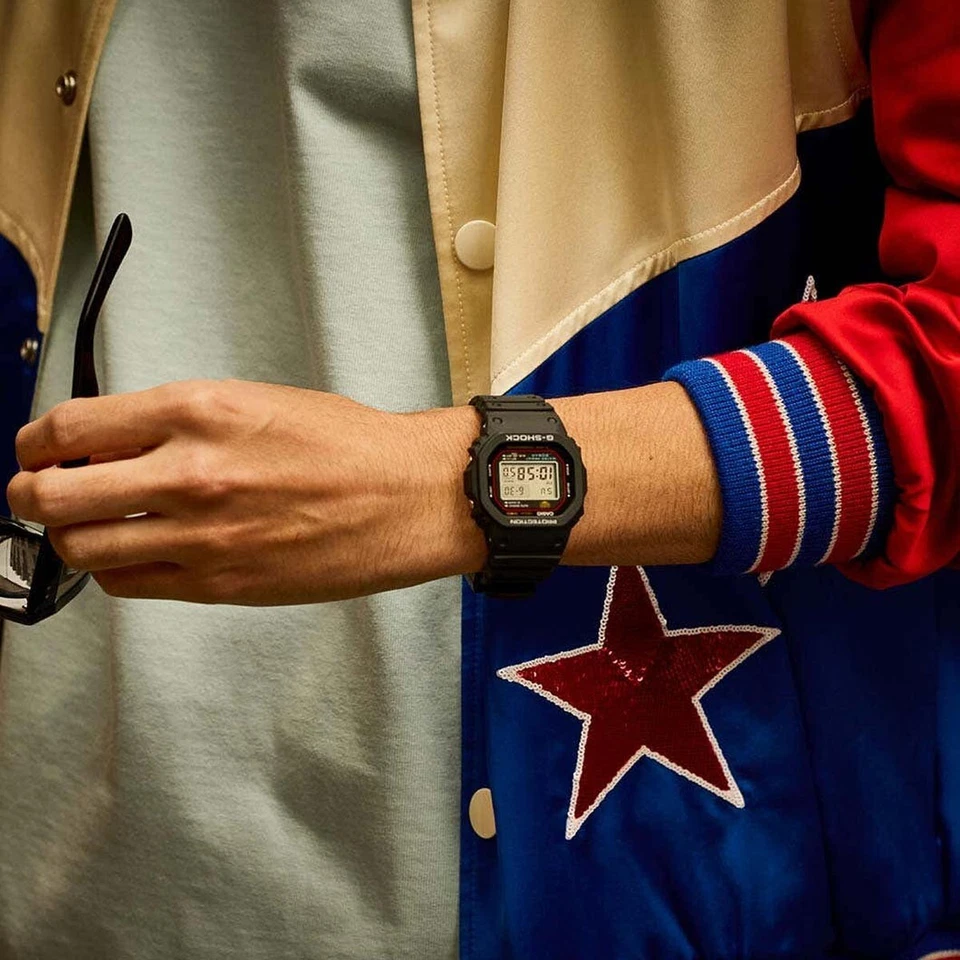 G-Shock Original 5000 Series Re-Creation Classic Black Digital Watch DW-5000R-1A - image 4 of 4