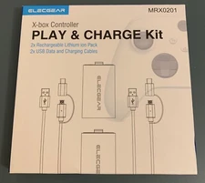 ElecGear Batería de Litio Recargable para Controlador Xbox, 2X 1200mAh Pilas Lit