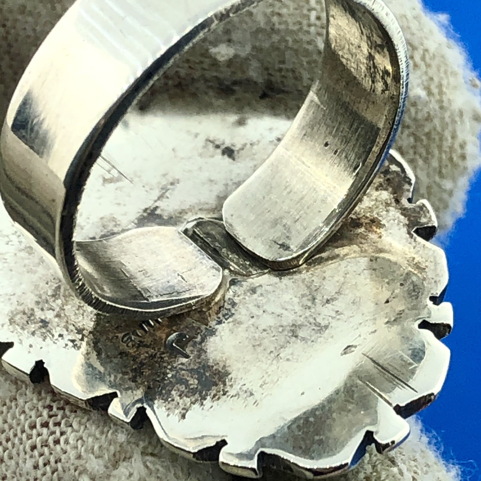 Native American Unsigned 925 Sterling Silver Turq… - image 7