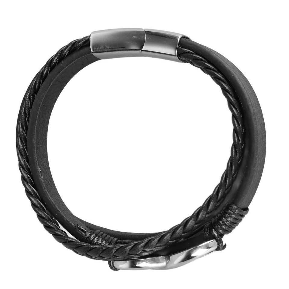 Triple Buckle Hand Bracelet Infinity Number Shape Hip Hop