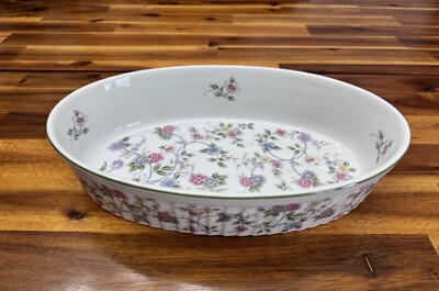 RARE ANDREA BY SADEK 12 1/8'' OVEN TO TABLE BAKING DISH, ''CORONA'' - JAPAN, MINT