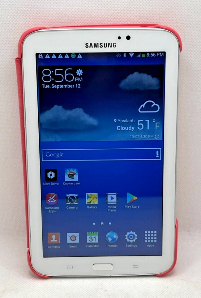 Samsung Galaxy Tab3 SM-T217S Wi-Fi + 3G (Sprint) 7in - white UNLOCKED - Image 3 of 4