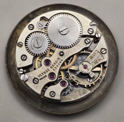 HIGH END ULYSSE NARDIN watch movement Manual wind - For parts or project