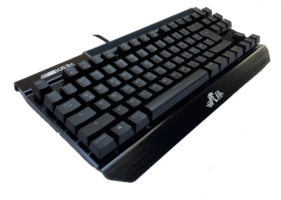 Rii K63C Mechanische Gaming Tastatur grüne Tastenbeleuchtung keyboard Deutsch - Bild 2 von 4