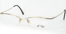ZENS Collection ZF-052 TITAN-P HG PALE GOLD UNIQUE EYEGLASSES Flair 53-18-140mm