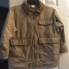Old Navy Work Style Jacket Tan Zip 7