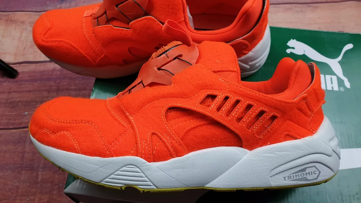 Puma trinomic sales disc orange