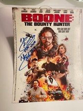 Boone: The Bounty Hunter signed movie poster  by John Hennigan 
