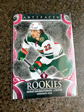 Marat Khusnutdinov Minnesota Wild 24-25 Upper Deck Artifacts Rookie Pink 30/35