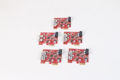 Inateck KT4006 Rev: A1 2-Port PCI-E PCI Express USB 3.0 20 PIN Hub Karte 5 Stück