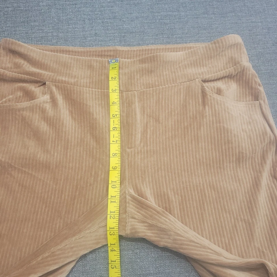 Denim Co 拉踝裤 X-大号栗色弹性 Wasit 现代带口袋 — 第 3/4 张图片