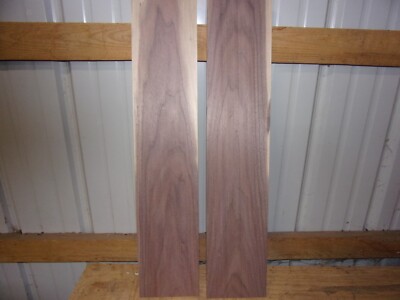 2 PC WALNUT LUMBER WOOD KILN DRIED BOARDS 1320V  28''X 5 7/8''X 3/4'' END MATCHED