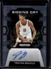 Trevon Brazile Arkansas Basketball Panini autograph Auto rookie card Missouri