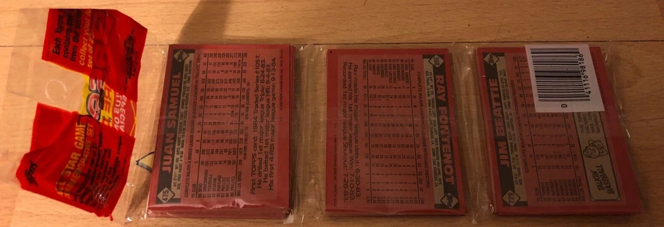 1986 Pack Dale Murphy Mario Soto Bobby Wine Juan Samuel Ray Fontenot Jim Beattie - Image 2 of 2