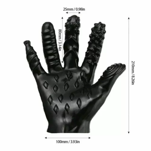 Waterproof Silicone Glove Adult Kinky BDSM Spanking Bondage Fetish Couple Toys - Picture 4 of 18