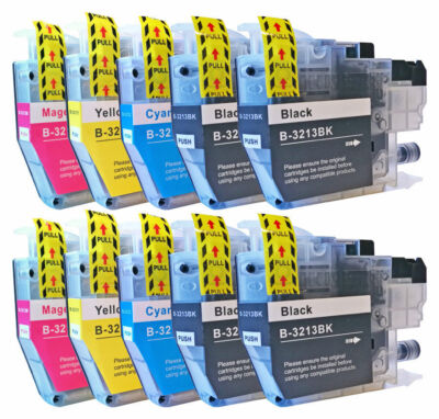 10 TINTE PATRONEN kompatibel Brother MFC J491 DW MFC J497 DW DCP J572 DW