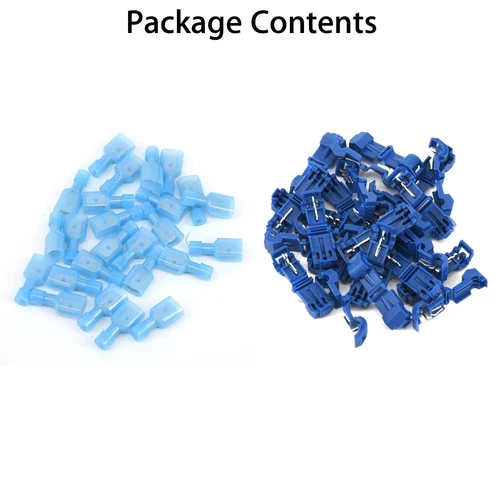 50pcs Schnell Schloss Verbindung Kabel Anschluss Crimp Clip Auto Verkabelung Kit