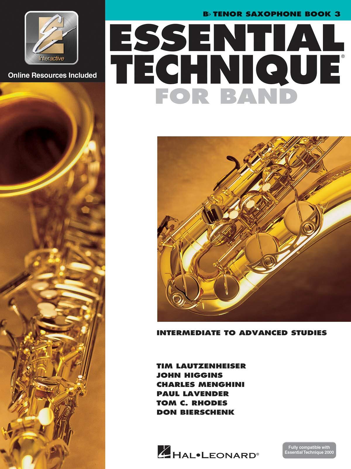 Essential Technique: Bb Tenor Saxophone Bk3 (Bk/Online Media) by Various