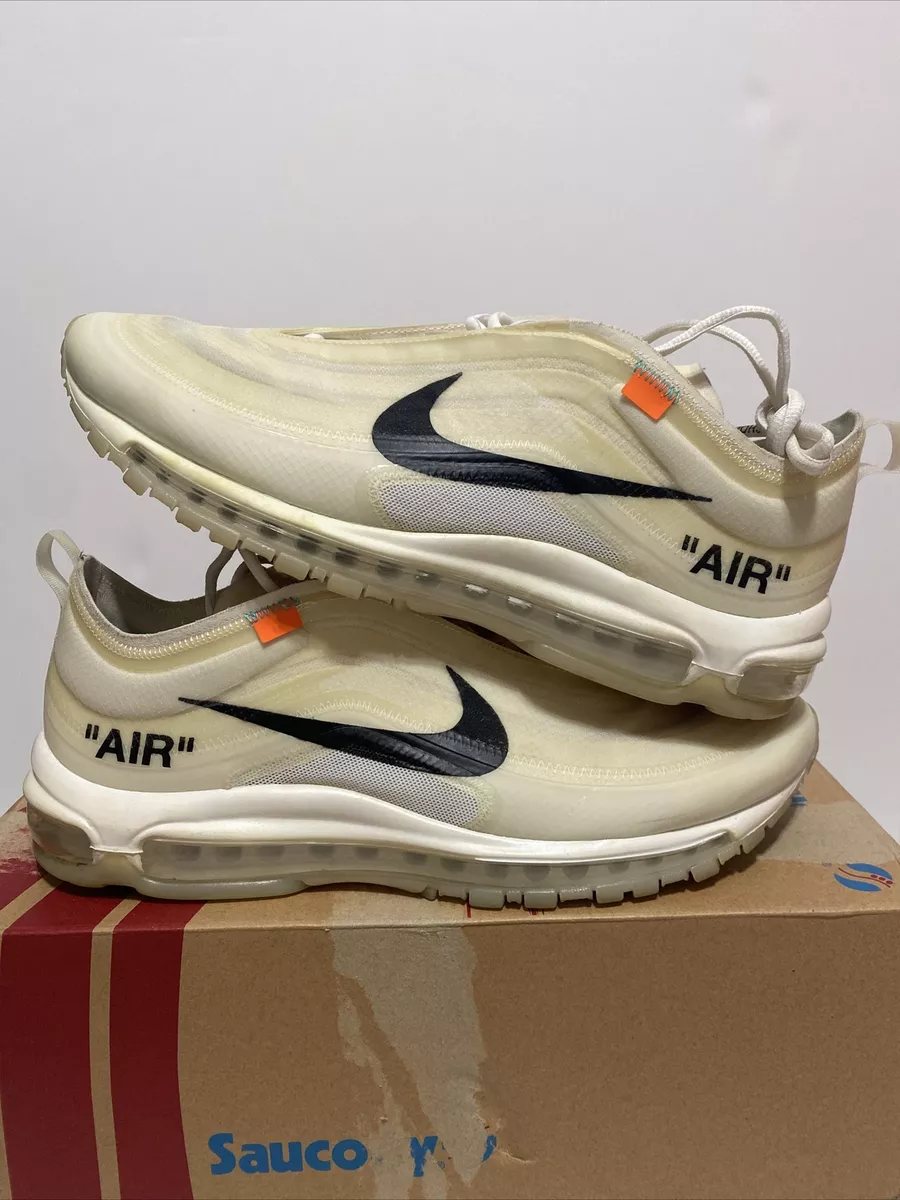 NIKE AIR MAX 97 X OFF-WHITE THE 10 Size AJ4585-100 (2017) |