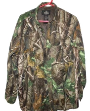 Redhead Button Shirt Long Sleeve Realtree Hardwoods Nylon Lightweight Large