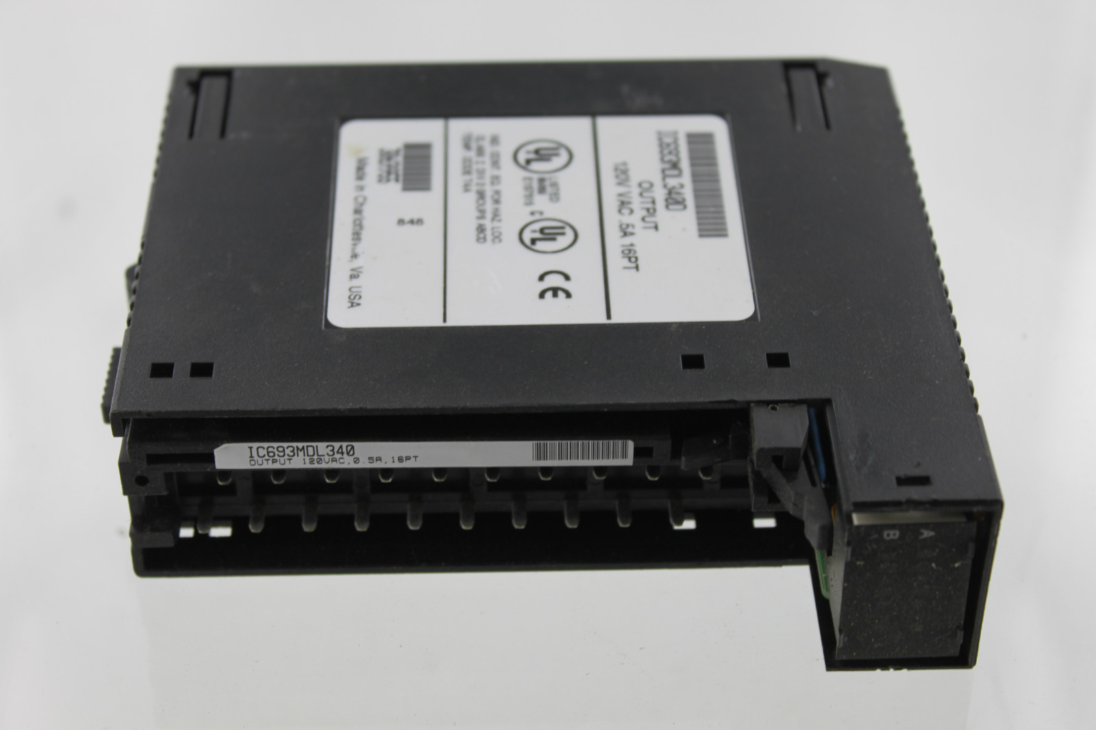 GENERAL ELECTRIC GE FANUC IC693MDL340D OUTPUT MODULE .5AMP 120VAC 16POINT