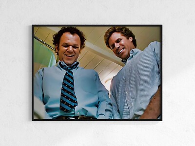 Movie Scene Bathroom Poster, Funny Toilet Wall Art, Stepbrothers
