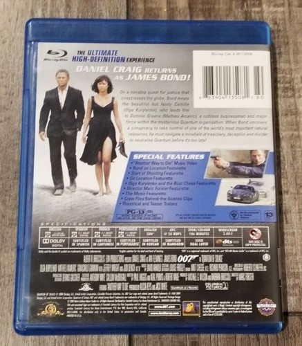 Quantum of Solace (Blu-ray Disc, 2009) - Picture 2 of 3