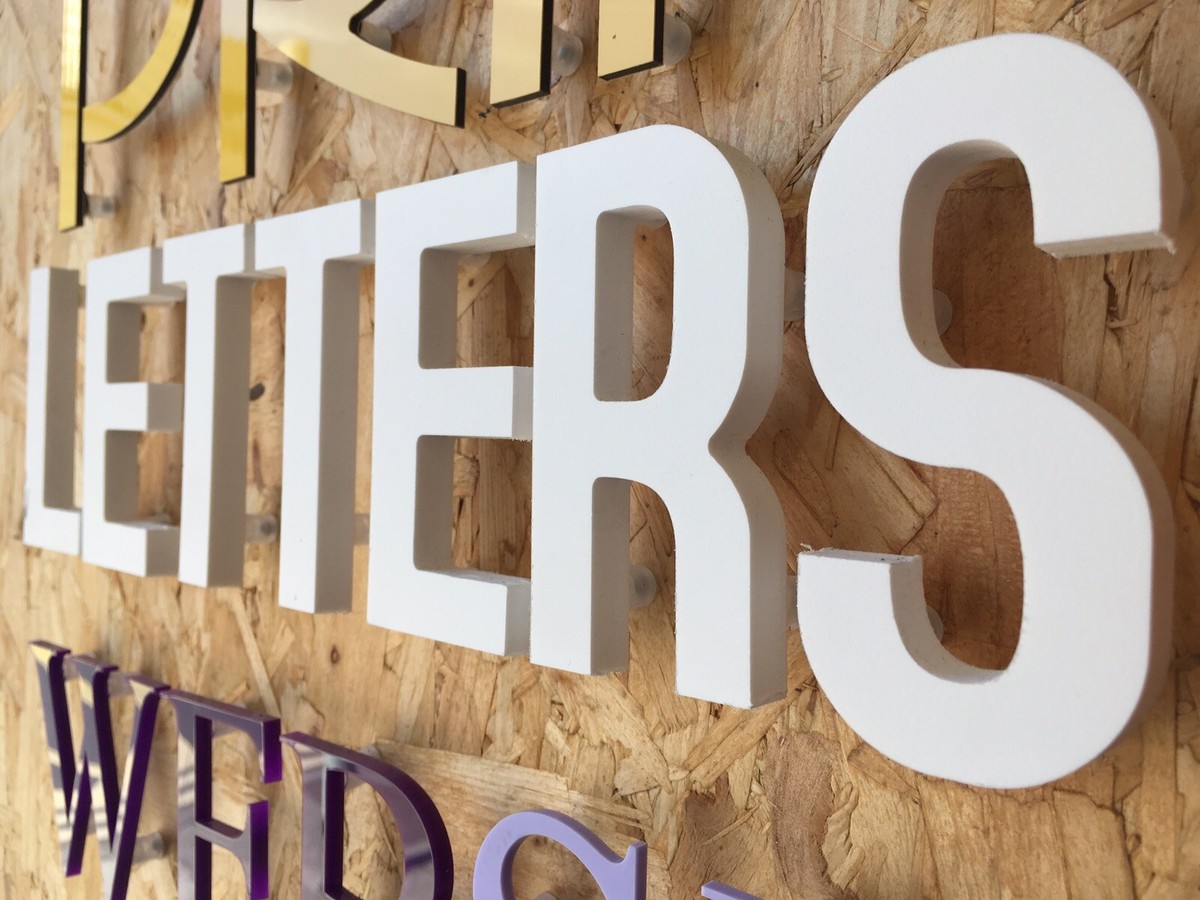 Acrylic Sign Letters Printed Acrylic Signs | Custom Acrylic Office