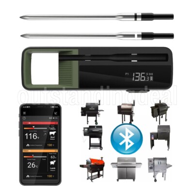 WP-03 Intelligent Waterproof Bluetooth Barbecue Thermometer APP Wireless Control