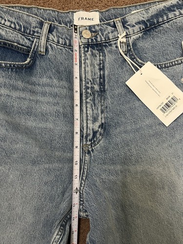 NWT FRAME Le High 'N' Tight Wide Leg Jeans Womens Size 31x32 - Picture 12 of 14
