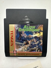 Alien Syndrome (NES, 1988) Sleeve, Manual, Cartridge, & Insert TESTED