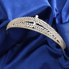 Wedding Bridal  CZ Crystal Tiara