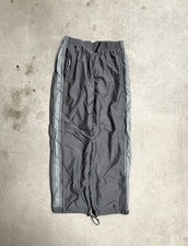 VTG Y2K Men  s Grey/Silver Baggy Loose Raver Retro Track Pants Size Large