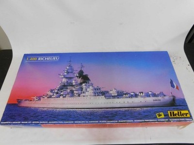 1/400 HELLER RICHELIEU French Battleship Plastic Scale Model Kit 81086 Complete