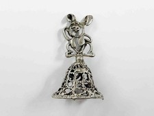 Vintage italienische Silberglocke um 1950 5,4 g