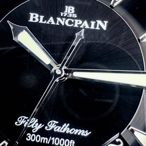Blancpain Fifty Fathoms Automatique 45mm Silver Stainless Steel Case Black Dial