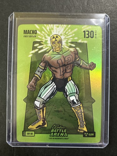 MACHO First Edition 130 Power GLOW Bo Jackson Battle Arena GBF-88 Green Foil