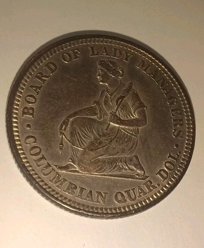 1893 Isabella Commem. Quarter  Strong Strike Which Has A Beautiful Evenly Toned  - Picture 9 of 16