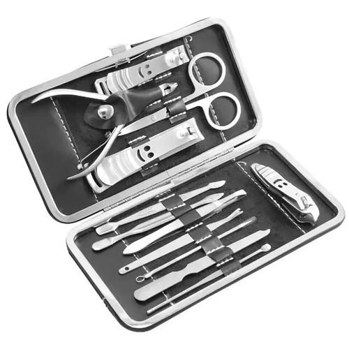 12pcs Nail Care Kit Cutter Set Clippers Manicure Pedicure Cuticle Tool Gift Set