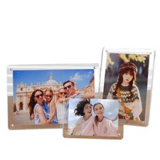 Magnetic Acrylic Photo Frame for Holiday D cor   Clear Display Stand for Family