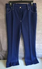 Vintage 1960 s Sears And Roebucks Women s Blue Pants J R Bazaar Size 11