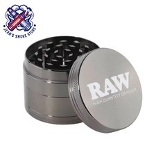 Raw Grinder Herbal - Herb SHREDDER, 4 piece Weeds - Metal - FREE SHIPPING Grind