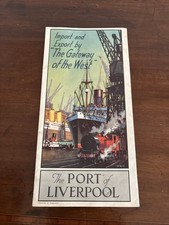 Rare 1940s/ 50s Port Of Liverpool Brochure - Mersey Docks & Harbour